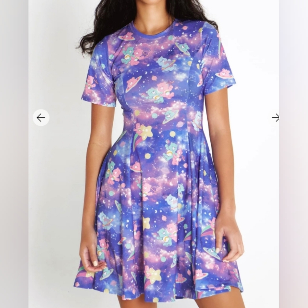Blackmilk care bears galaxy evil tee dress